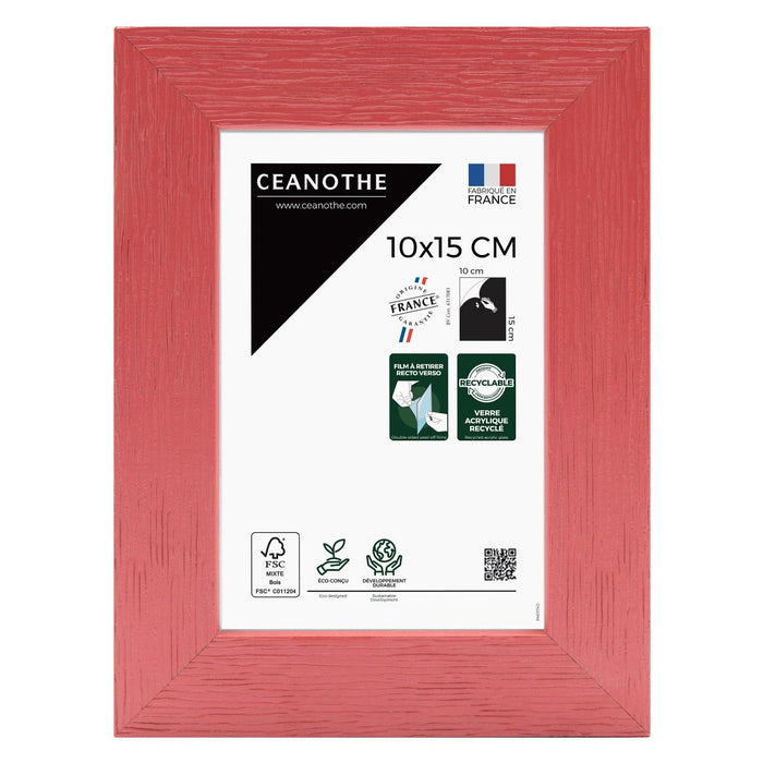 FRAME 10X15 CM KARMA RED