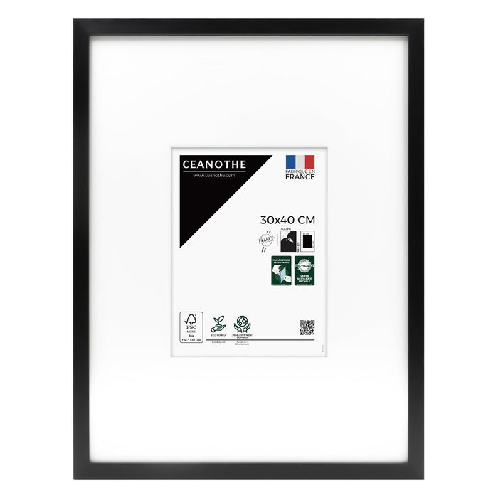 FRAME 30X40 CM HOLE 15X20 WILD BLACK