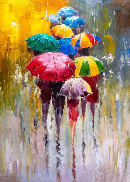 PAINTING 45X65 CM UMBRELLAS