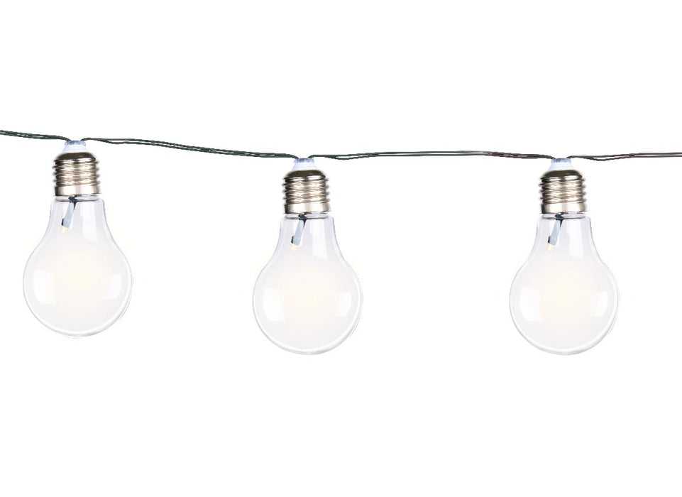 SOLAR LAMPS 10LED 4.7M WHITE