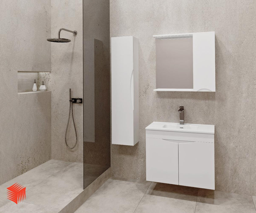 BASE CABINET POLINA 81 PVC WITH WALL-MOUNTED SINK