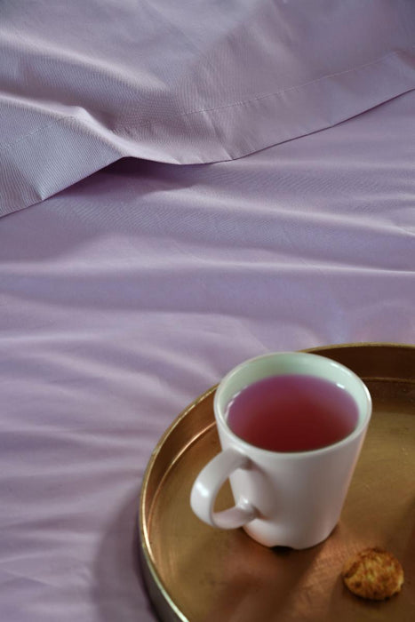 FITTED SHEET 160/200 ELYSEE LILAC