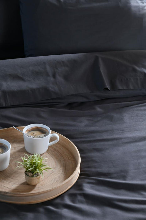 FITTED SHEET 140/200 ELYSEE ANTHRACITE