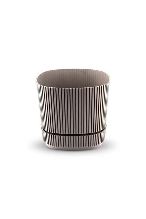 FLOWER POT PERA PVC 11 CM LATTE