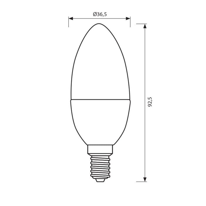 LED LAMP CERAMIC CLC 3W E14 CL 4000K