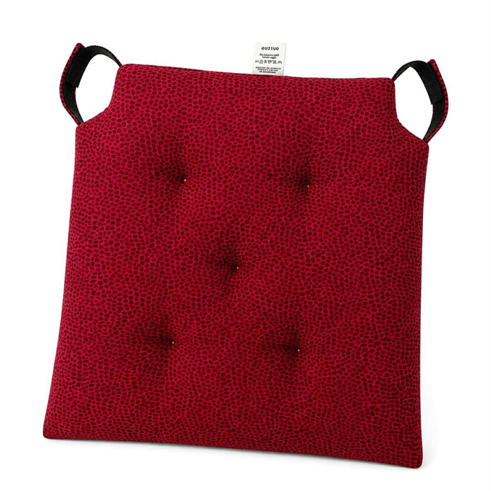 CHAIR CUSHION 40x36CM NINA BURGUNDY