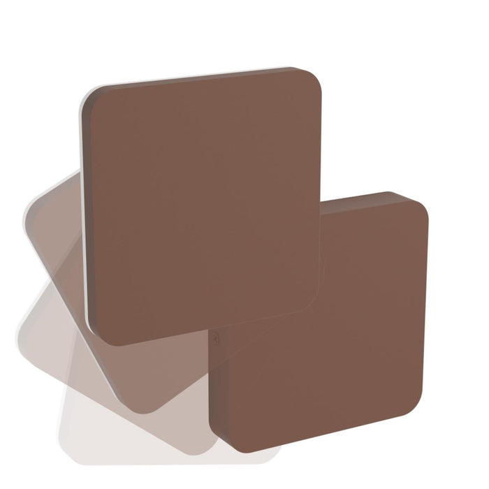 LED WALL LIGHT PEDERSANO 8W SQUARE BROWN