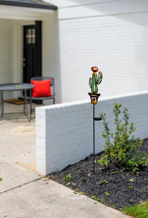 SOLAR LED PEG CACTUS 22X0.05W H-800