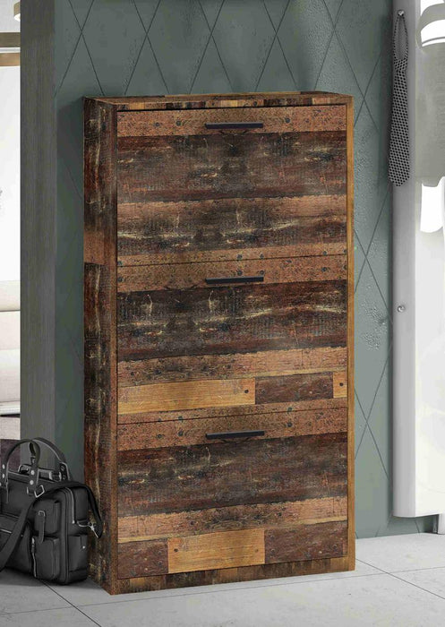 VINTAGE SHOE CABINET 64X26X119.7