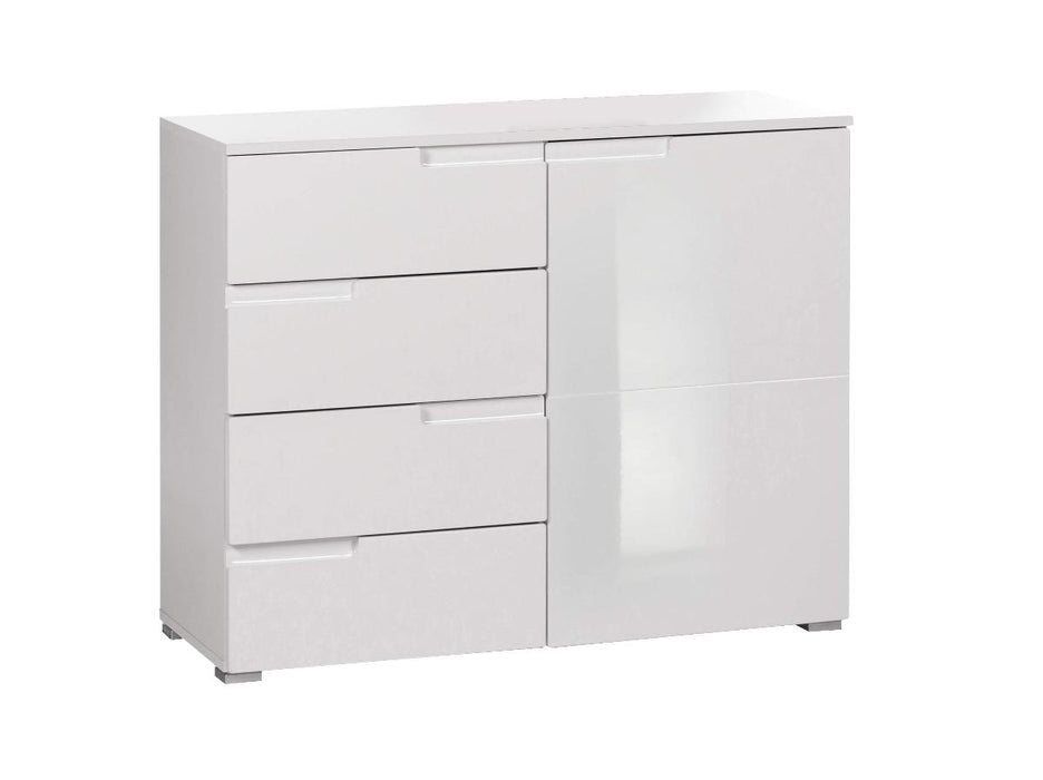 DRAWER SPICE 3 WHITE LACQUER 100X40X80