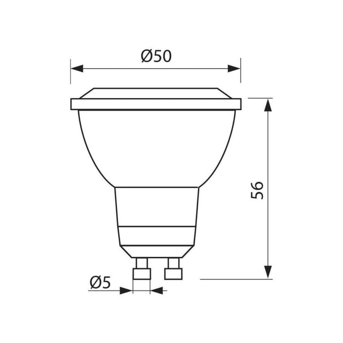 LED LAMP PROXI JDR 230V 5W GU10 W 6400K