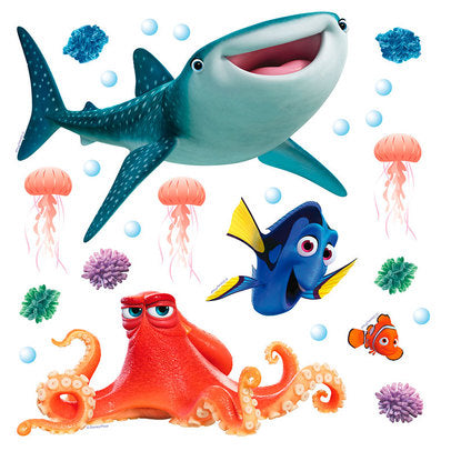 DISNEY STICKER 30X30 CM./1 PART FISHING BOAT