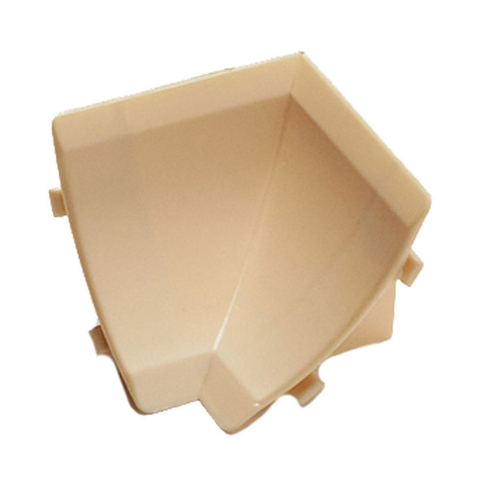 INTERIOR CORNER FOR WATERPROOF MOLDING PF24 CREAM 2 PCS.