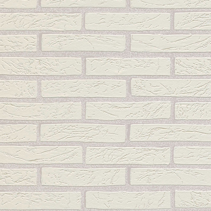 WALLPAPER VINYL CREAM BRICKS