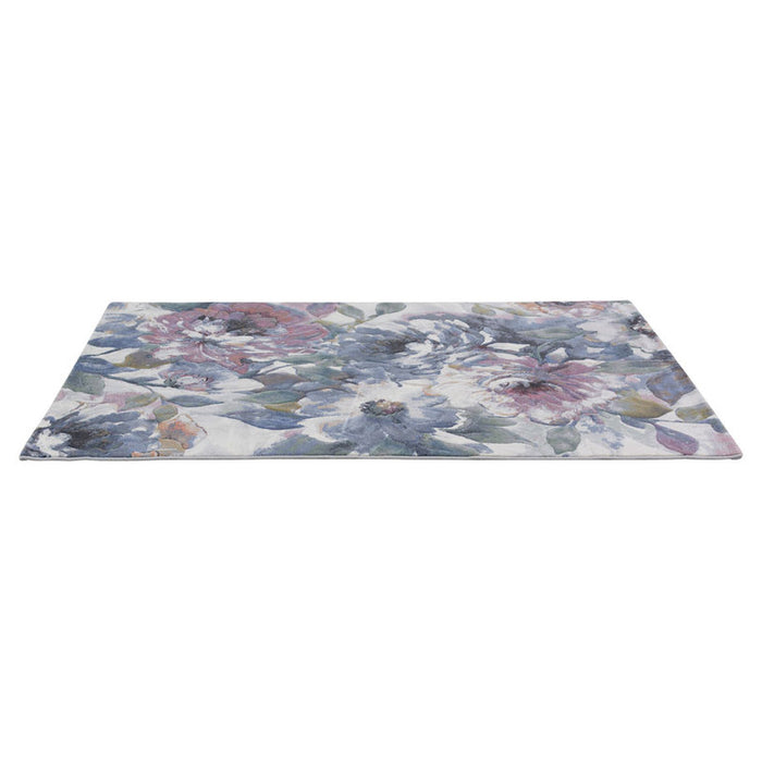 CARPET ARGENTUM 160X230 CM. BLOOMING BLUE