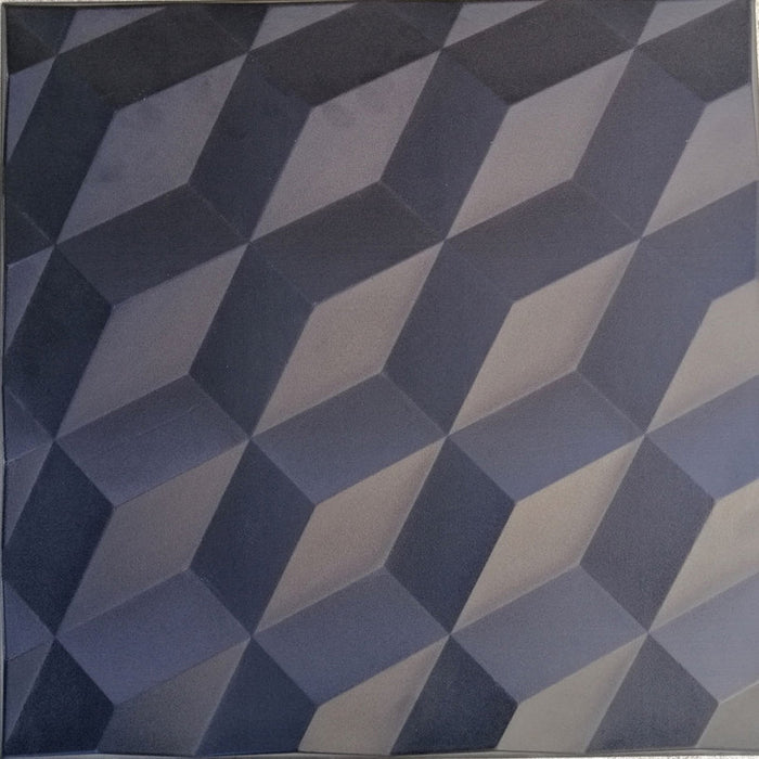 CEILING PANEL XPS 50X50 CM. 2/M2 PACKAGE ROMB BLACK