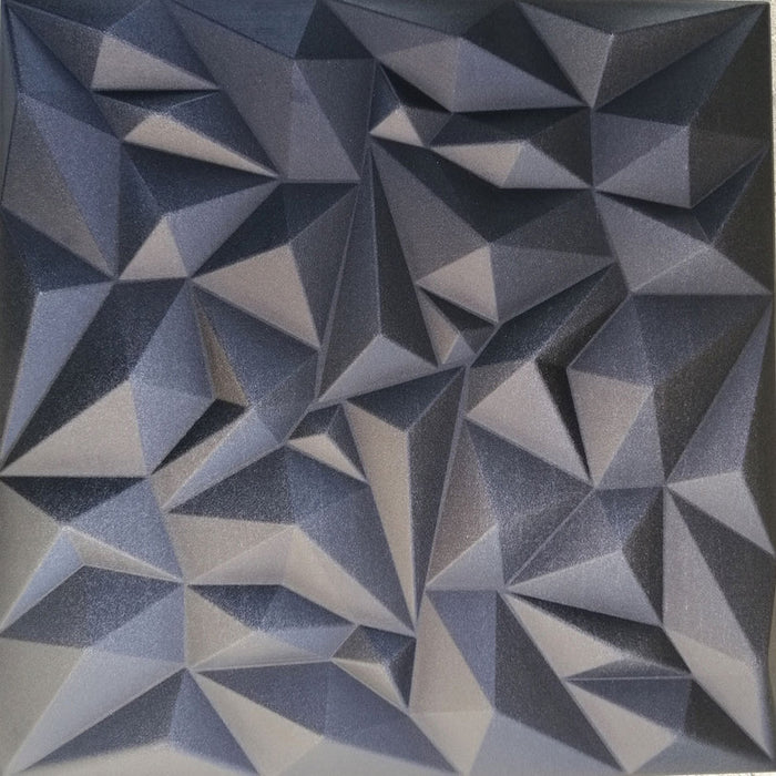 CEILING PANEL XPS 50X50 CM. 2/M2 PACKAGE AMETHYST BLACK