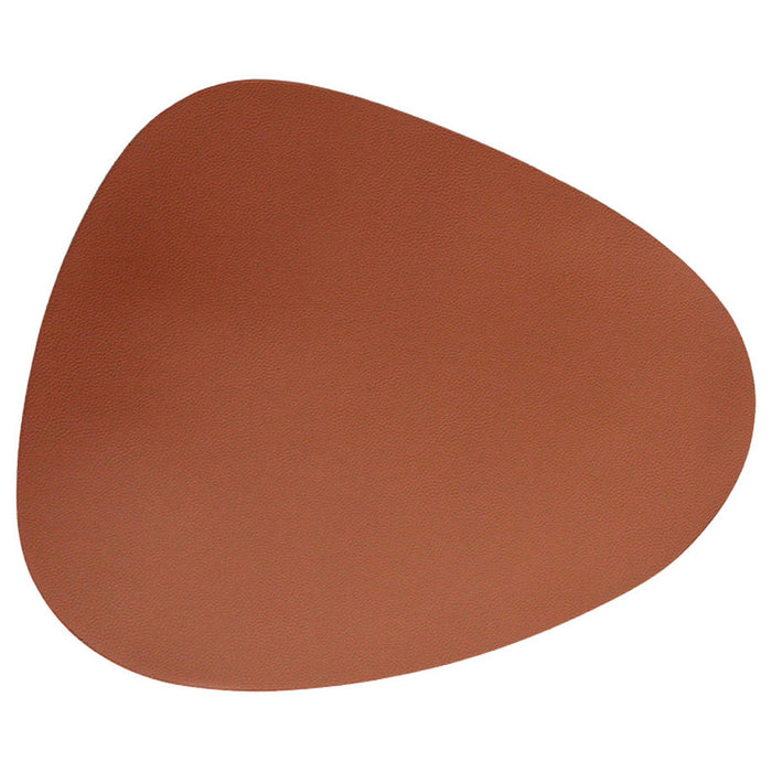 TABLE MAT LEATHER BROWN
