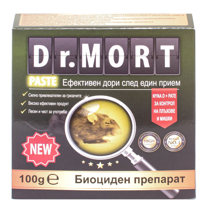PASTE AGAINST RATS AND MICE DR. MORT