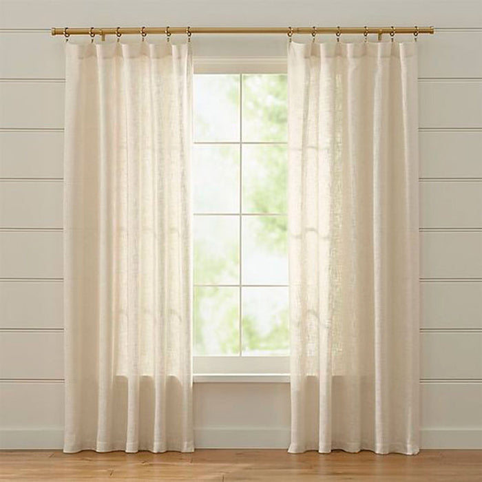 CURTAIN SEMI-TRANSPARENT CREAM 150X270 CM.