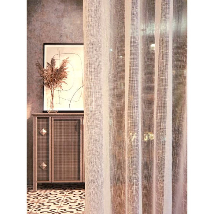 TRANSPARENT CURTAIN 150X270 CM MESH CREAM