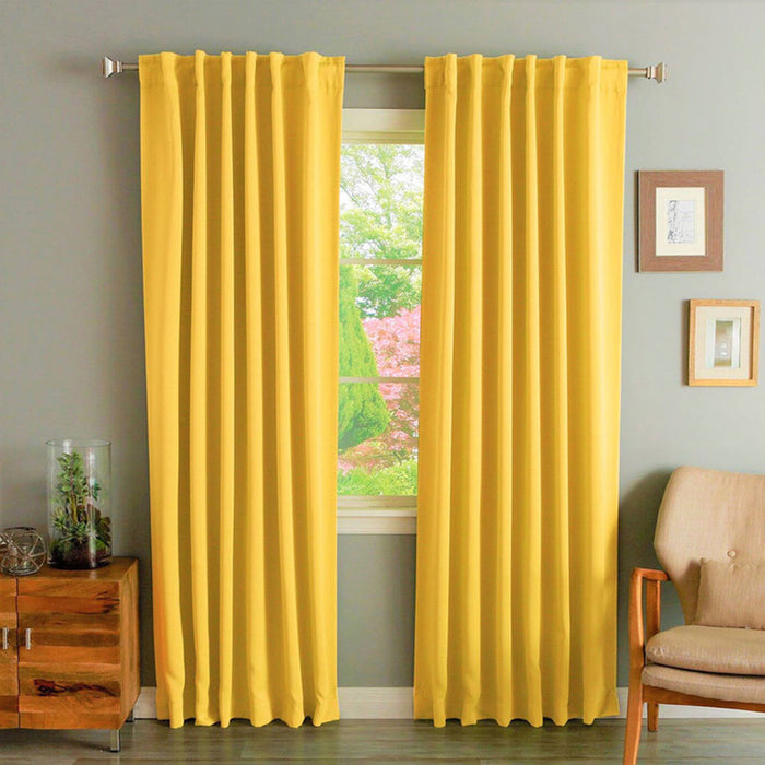 Dense CURTAIN 150X270 CM. MUSTARD