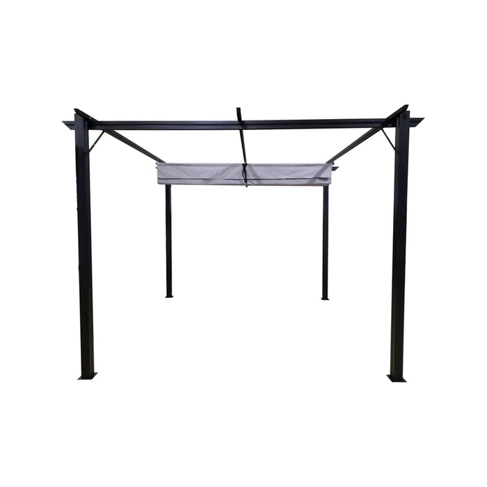 GARDEN TENT 290X290CM WITH MOVABLE ROOF HD-8644