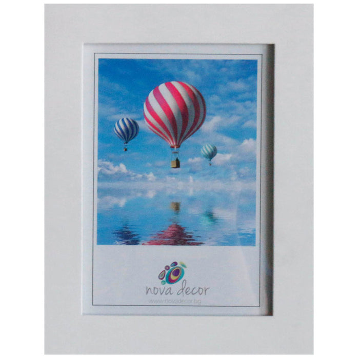 WHITE MDF PHOTO FRAME 13X18 CM.