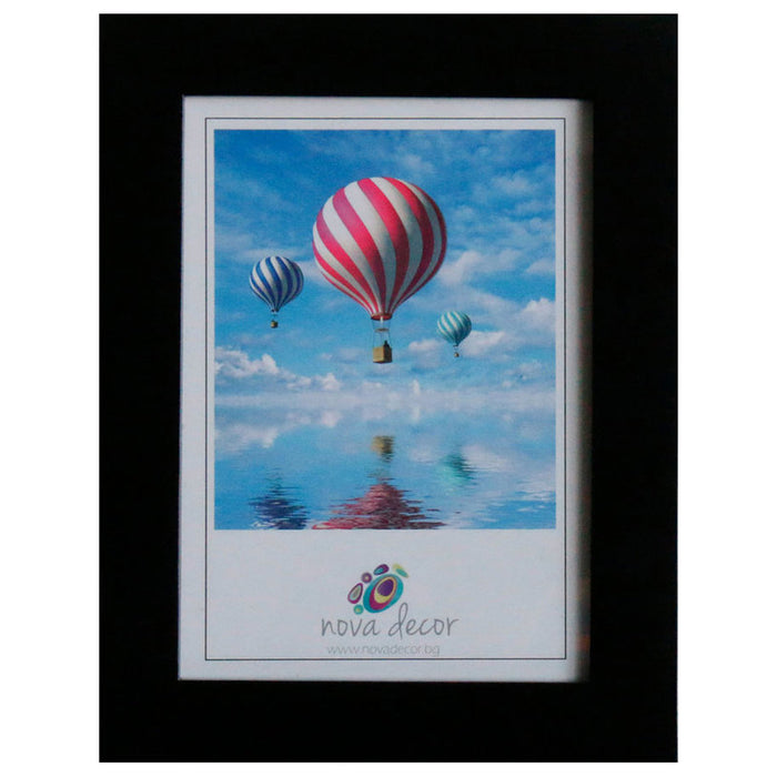 BLACK MDF PHOTO FRAME 21X29.5 CM.