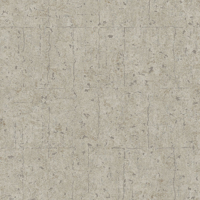 WALLPAPER VINYL IVY CONCRETE BEIGE BRONZE