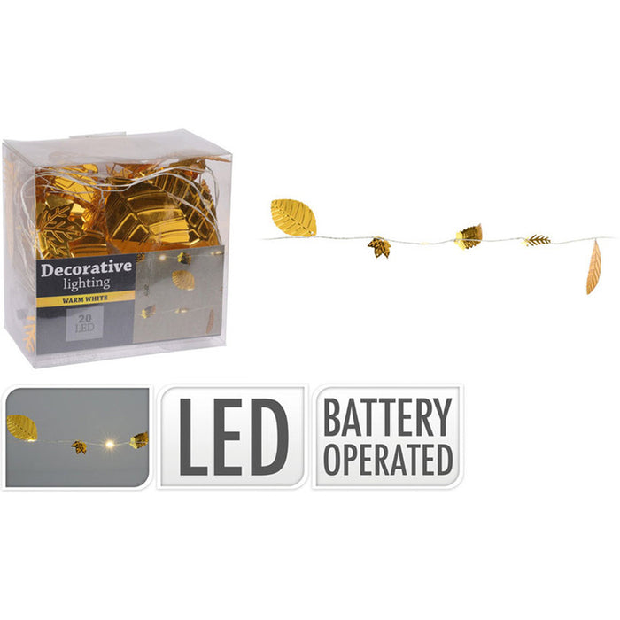 GARDEN LIGHTING LED ON BATTERIES 200CM 20 LAMPS AX5307340