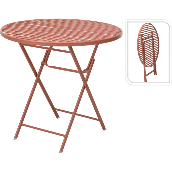 GARDEN TABLE D75X70CM MAUVE X71000550