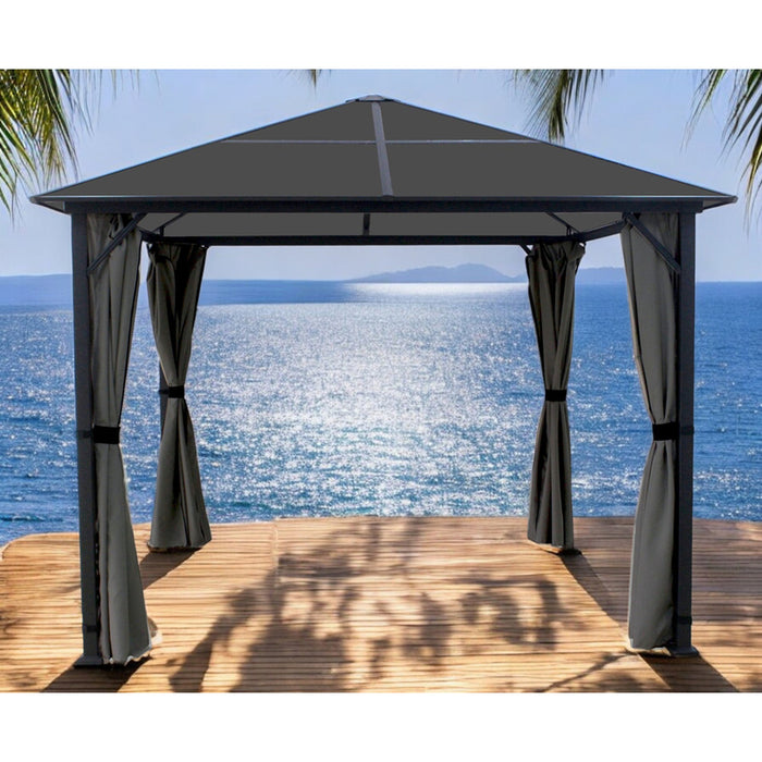 GARDEN TENT WITH POLYCARBONATE 295X295X262CM HD-9977
