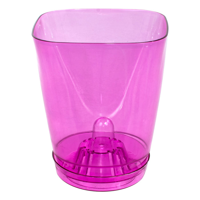 PLASTIC POT 13X13CM FOR ORCHID