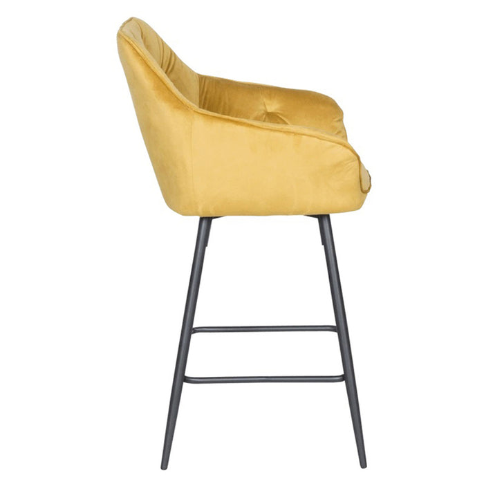 BAR CHAIR LAZIO - YELLOW