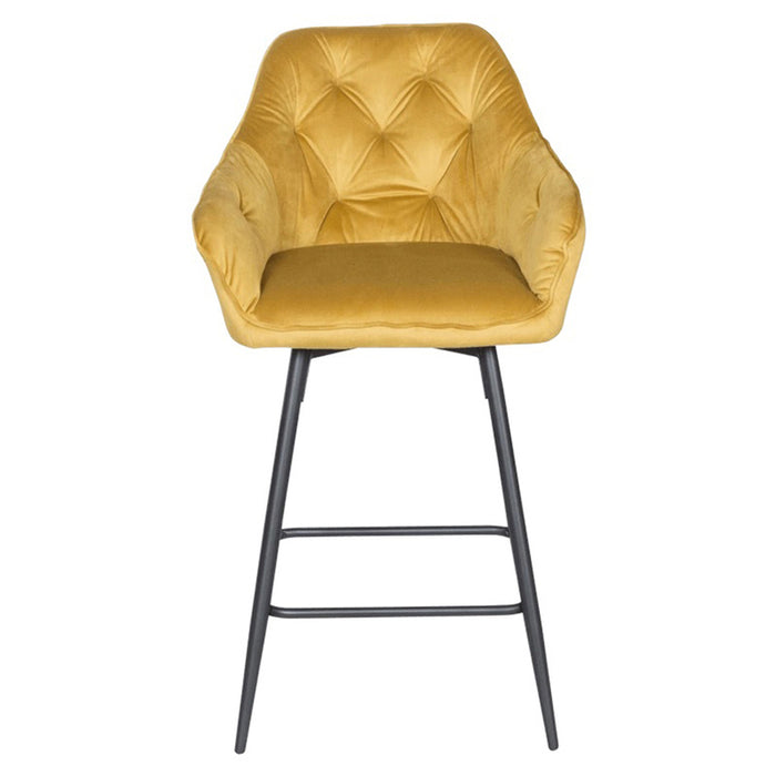 BAR CHAIR LAZIO - YELLOW