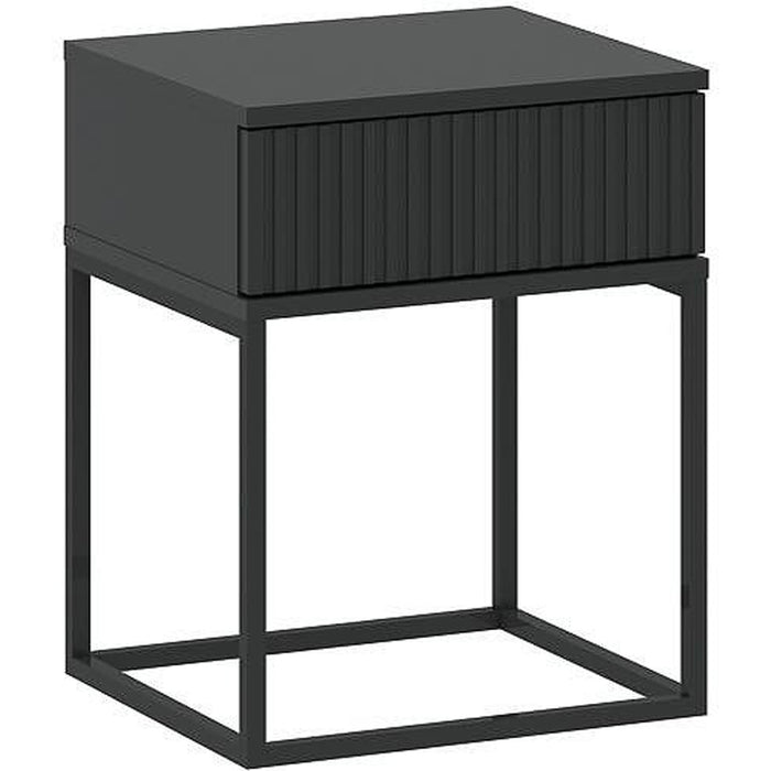 BEDSIDE CABINET ON FRAME ANTHRACITE