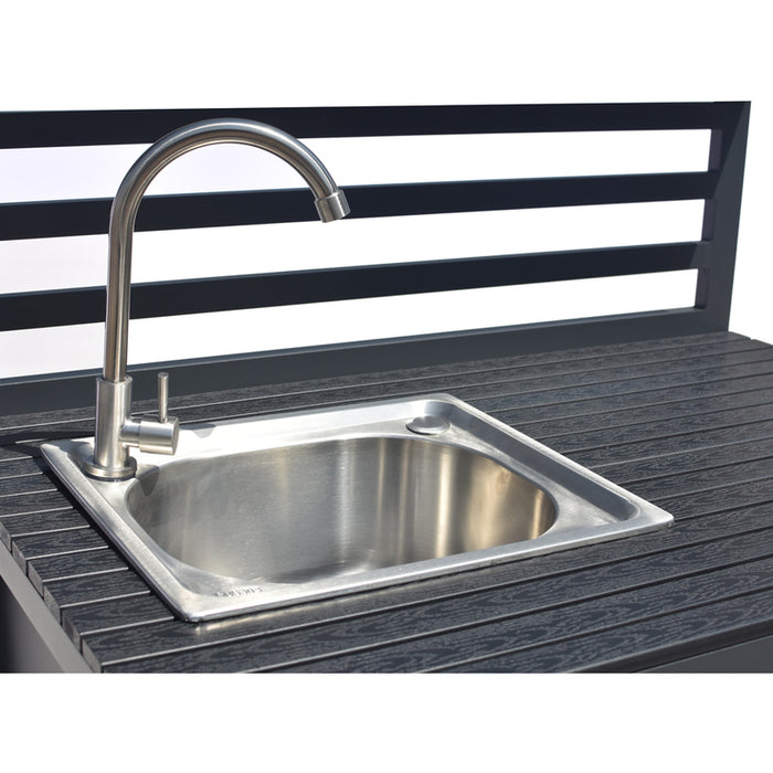 OUTDOOR KITCHEN MODULE WITH SINK AND CABINET HD-10737