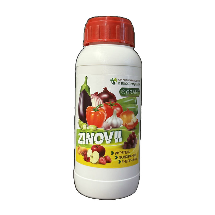 LIQUID FERTILIZER AND BIOSTIMULATOR FOR VEGETABLES ZINOVII GRAND