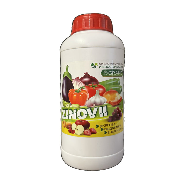LIQUID FERTILIZER AND BIOSTIMULATOR FOR VEGETABLES ZINOVII GRAND