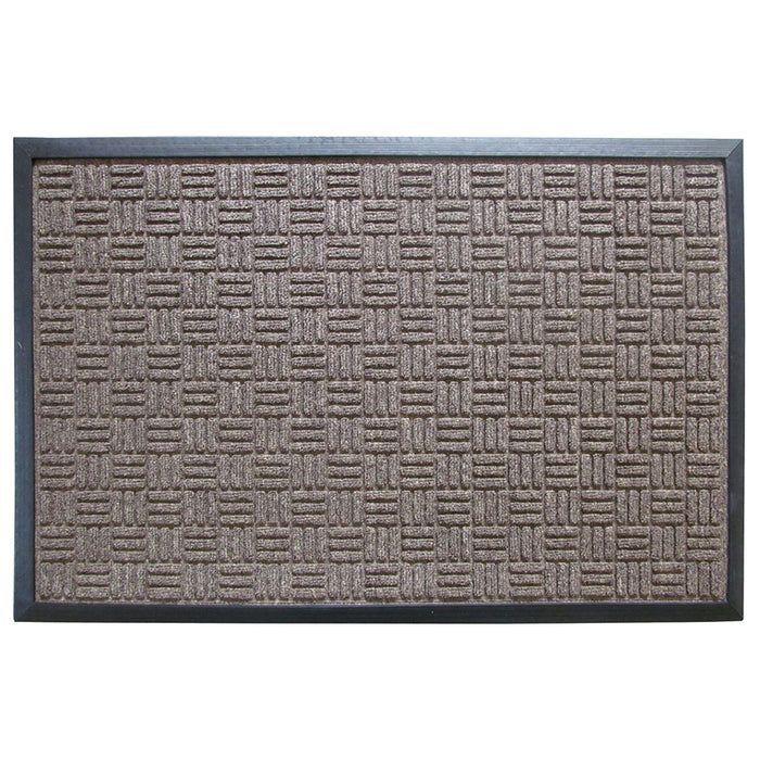 DOOR MAT RUBBER/PP 90X120 CM BEIGE