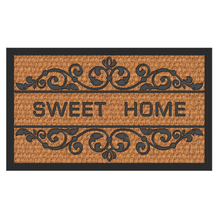 COCONUT/RUBBER DOOR MAT 40X60 CM D1