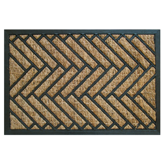 COCONUT/RUBBER DOOR MAT 40X60 CM D4