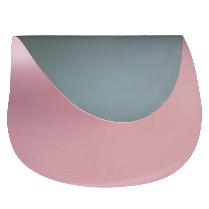 LEATHER TABLE MAT 45X36 CM BLUE/PINK