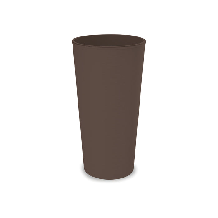 PLASTIC FLOWER POT 25CM MELROSE GLAMOUR