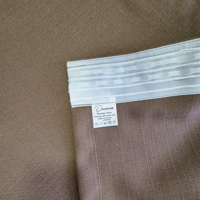 CURTAIN DENSE 145X270 CM MOCHA