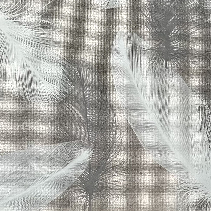 TABLE PROTECTOR 80X120 CM SILVER FEATHERS
