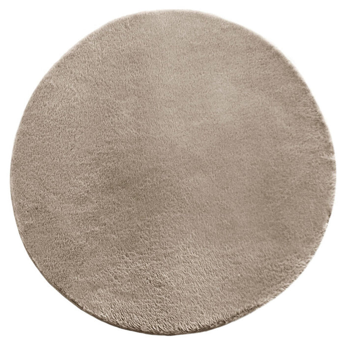 CARPET BAMBI 80 CM ROUND BEIGE-TAUPE