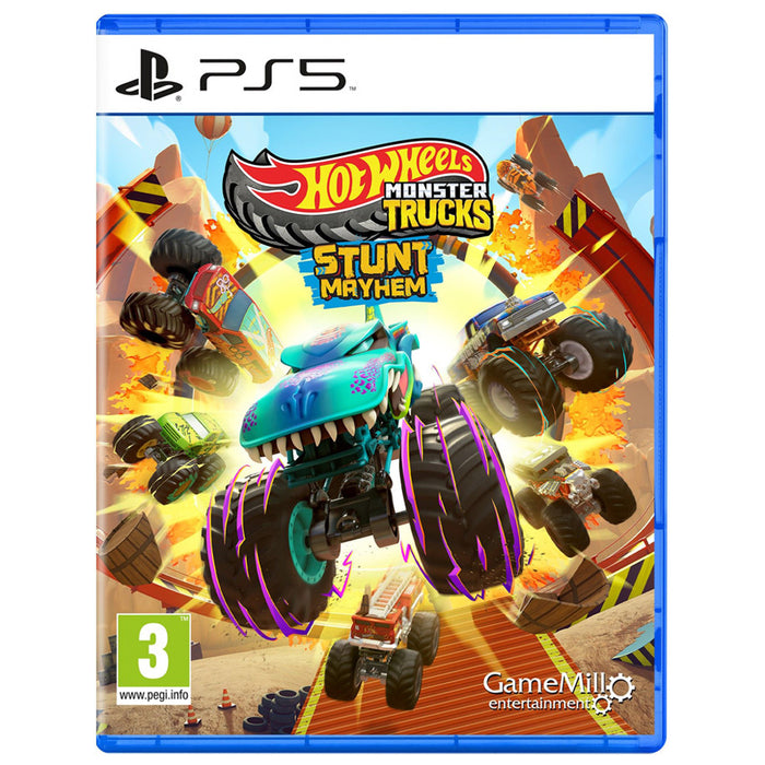 PlayStation 5 Video Game Just For Games Hot Wheels Monster Trucks Stunt Mayhem