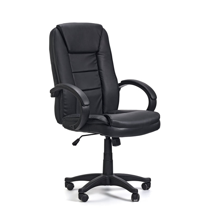 Director's chair Deko, eco-leather, black